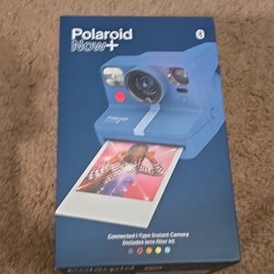 Polaroid Now+ Instant Camera in Blue